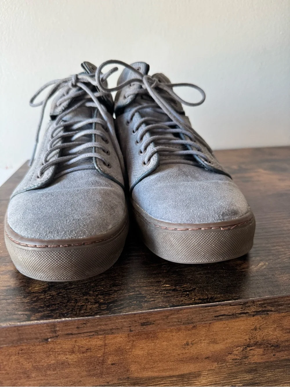⁠Vans OTW Collection Bedford Mens Size 9 Grey Suede Mid Top Skate Shoes